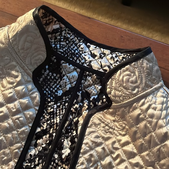 Chico’s Reversible Jacket SZ 1 (Standard Women’s Size Medium) - Picture 8 of 9